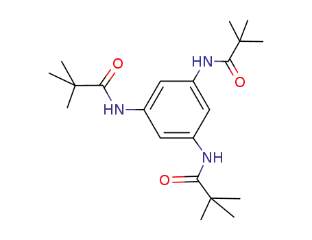 Molecular Structure of 745070-61-5 (1,3,5-TRIS(2,2-DIMETHYLPROPANAMIDO)BENZENE)