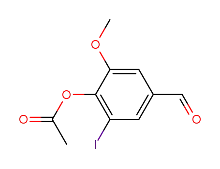4-포르밀-2-요오도-6-메톡시페닐 아세테이트