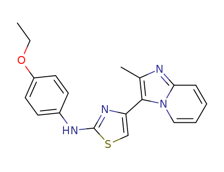 2-Thiazolamine,N-(4-ethoxyphenyl)-4-(2-methylimidazo[1,2-a]pyridin-3-yl)-
