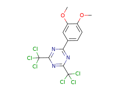 1,3,5-Triazine,2-(3,4-dimethoxyphenyl)-4,6-bis(trichloromethyl)-