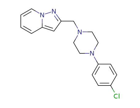 Pyrazolo[1,5-a]pyridine,2-[[4-(4-chlorophenyl)-1-piperazinyl]methyl]-
