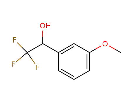 Molecular Structure of 128816-77-3 (2,2,2-TRIFLUORO-1-(3-METHOXYPHENYL) ETHANOL)
