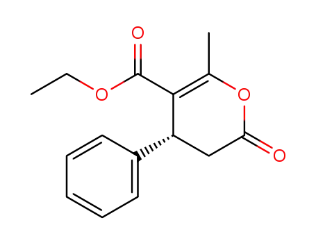 (R)-ethyl 6-methyl-2-oxo-4-phenyl-3,4-dihydro-2H-pyran-5-carboxylate