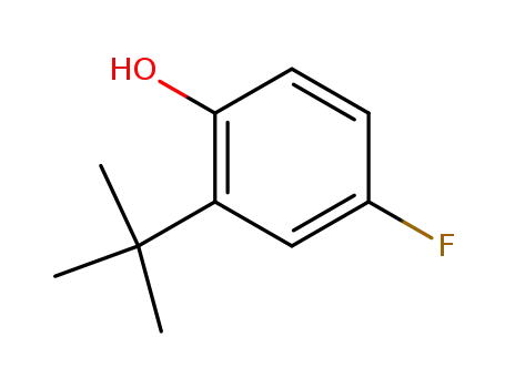 Molecular Structure of 357611-22-4 (2-tert-butyl-4-fluorophenol)