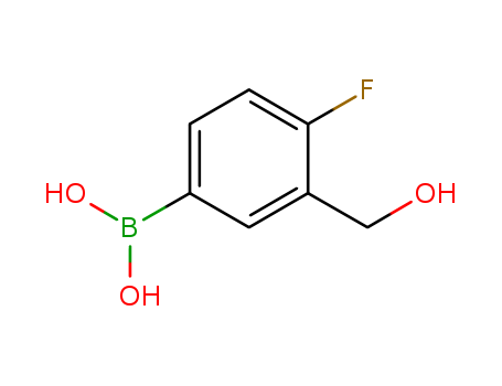 4-Fluoro-3-(hydroxymethyl)benzeneboronic acid cas  481681-02-1