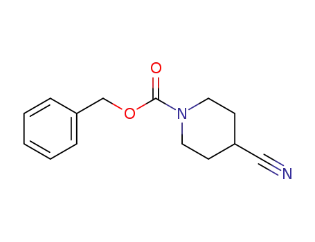 Molecular Structure of 161609-84-3 (1-N-Cbz-4-cyanopiperidine)