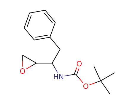 Carbamic acid, (1-oxiranyl-2-phenylethyl)-, 1,1-dimethylethyl ester