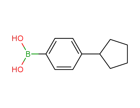 Molecular Structure of 945837-57-0 (4-CYCLOPENTYLBENZENEBORONIC ACID)