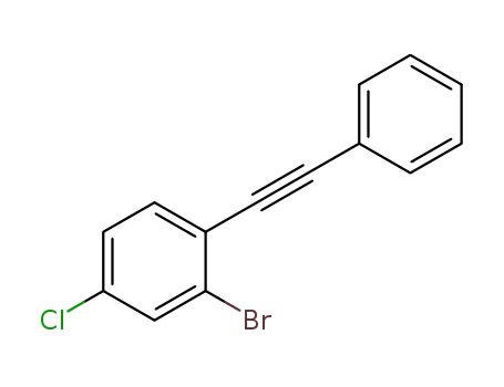 2-bromo-4-chloro-1-(phenylethynyl)benzene