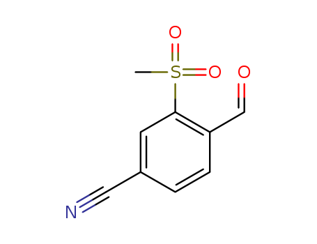 Benzonitrile, 4-formyl-3-(methylsulfonyl)-(1161921-93-2)