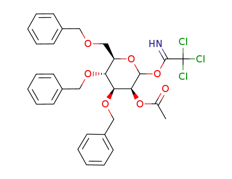 O-(2-O-acetyl-3,4,6-tri-O-benzyl-α/β-D-mannopyranosyl)trichloroacetimidate