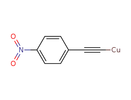 Molecular Structure of 48129-93-7 (1-copper(I) (4-nitrophenyl)ethyne)
