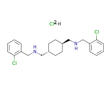 1,4-Cyclohexanedimethanamine,N1,N4-bis[(2-chlorophenyl)methyl]-, hydrochloride (1:2), trans-