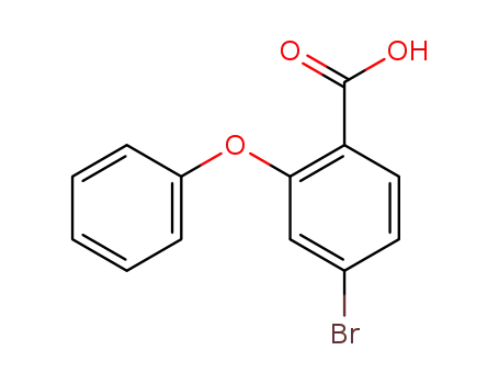 Molecular Structure of 861605-94-9 (4-bromo-2-phenoxybenzoic acid)