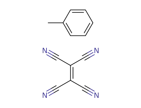 Molecular Structure of 2590-60-5 (Ethenetetracarbonitrile, compd. with methylbenzene (1:1))
