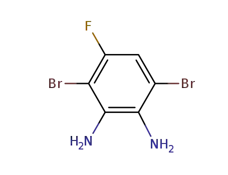 3,6-dibromo-4-fluoro-1,2-phenylenediamine