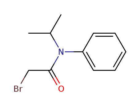 Molecular Structure of 161455-97-6 (Acetamide, 2-bromo-N-(1-methylethyl)-N-phenyl-)