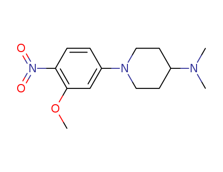 1-(5-Methoxy-2-Methyl-4-nitrophenyl)-N,N-diMethylpiperidin-4-aMine,1089279-90-2