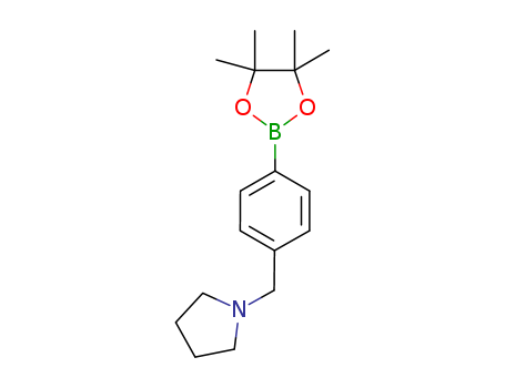 1-[4-(4,4,5,5-tetramethyl-1,3,2-dioxaborolan-2-yl)benzyl]pyrrolidine 884507-39-5