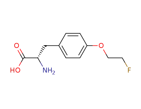 Molecular Structure of 854750-33-7 (L-Tyrosine, O-(2-fluoroethyl)-, trifluoroacetate)