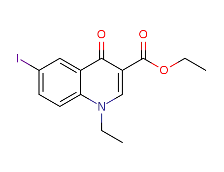 1-ethyl-6-iodo-4-oxo-1,4-dihydro-quinoline-3-carboxylic acid ethyl ester