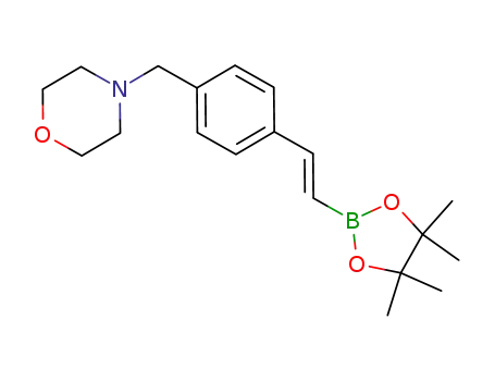 (E)-4-(4-(2-(4,4,5,5-tetramethyl-1,3,2-dioxaborolan-2-yl)vinyl)benzyl)morpholine