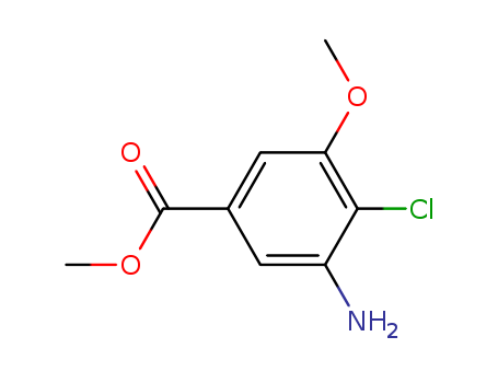 Benzoic acid, 3-amino-4-chloro-5-methoxy-, methyl ester