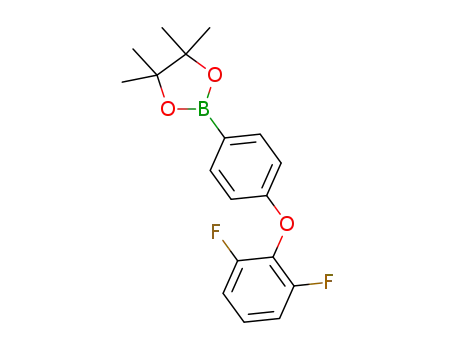 Molecular Structure of 1196396-03-8 (2-[4-(2,6-difluorophenoxy)phenyl]-4,4,5,5-tetramethyl-1,3,2-dioxaborolane)