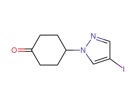 4-(4-iodo-1H-pyrazol-1-yl)cyclohexanone