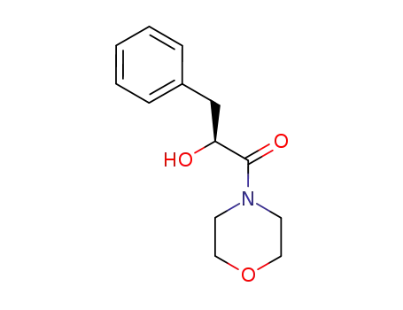 Morpholine, 4-(2-hydroxy-1-oxo-3-phenylpropyl)-, (S)-