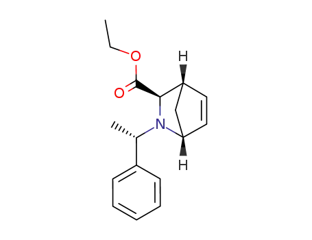 2-Azabicyclo[2.2.1]hept-5-ene-3-carboxylic acid,
2-[(1S)-1-phenylethyl]-, ethyl ester, (1R,3R,4S)-