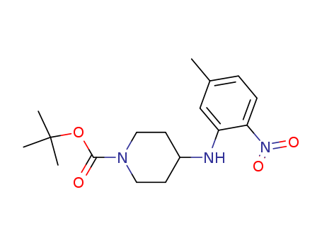 tert-Butyl 4-((5-methyl-2-nitrophenyl)amino)piperidine-1-carboxylate