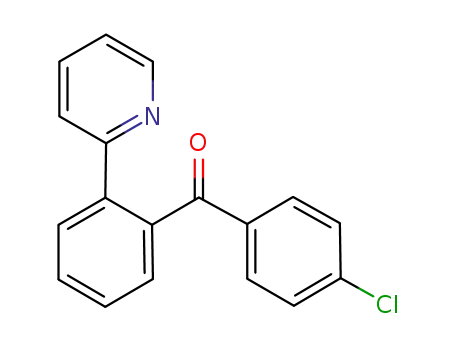 Molecular Structure of 1173294-91-1 ((4-chlorophenyl)(2-(pyridin-2-yl)phenyl)methanone)
