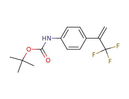 tert-butyl (4-(3,3,3-trifluoroprop-1-en-2-yl)phenyl)carbamate