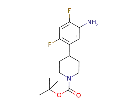 tert-butyl 4-(5-amino-2,4-difluorophenyl)-1-piperidinecarboxylate