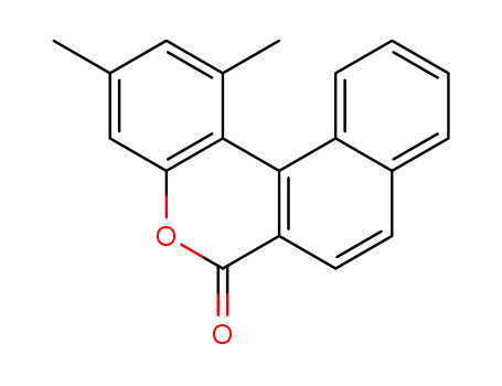 6H-Benzo[b]naphtho[1,2-d]pyran-6-one, 1,3-dimethyl-
