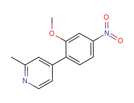 4-(2-methoxy-4-nitrophenyl)-2-methylpyridine