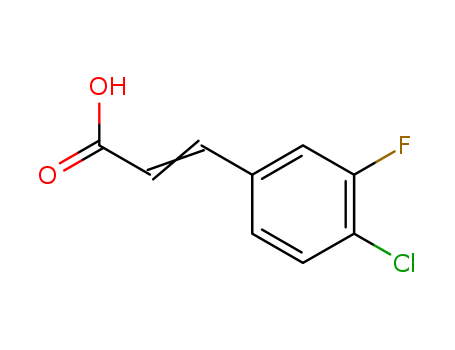 (E)-3-(4-chloro-3-fluorophenyl)prop-2-enoic acid