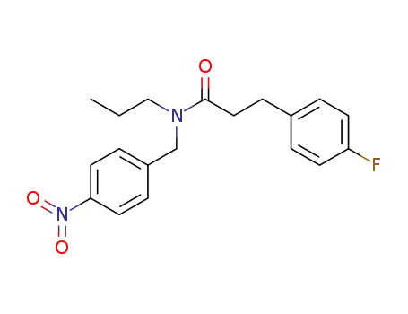 3-(4-fluorophenyl)-N-(4-nitrobenzyl)-N-propylpropionamide