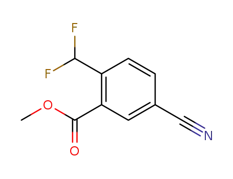 methyl 5-cyano-2-(difluoromethyl)benzoate