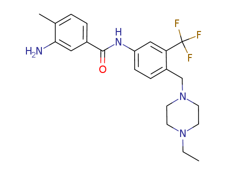 3-amino-N-(4-((4-ethylpiperazin-1-yl)methyl)-3-(trifluoromethyl)phenyl)-4-methylbenzamide                                                                                                               