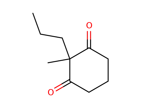 Molecular Structure of 90105-49-0 (2-METHYL-2-PROPYL-CYCLOHEXANE-1,3-DIONE)
