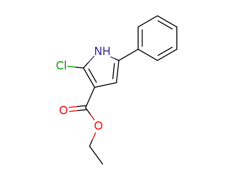 1H-Pyrrole-3-carboxylic acid, 2-chloro-5-phenyl-, ethyl ester