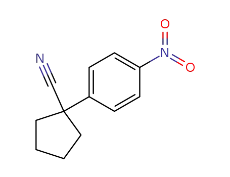 Molecular Structure of 91392-33-5 (1-(4-Nitrophenyl)cyclopentanecarbonitrile)