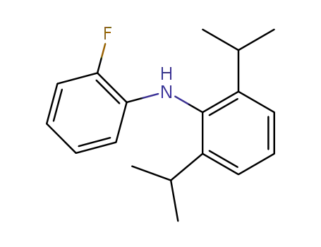 Benzenamine, N-(2-fluorophenyl)-2,6-bis(1-methylethyl)-