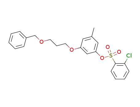 1-(2-chlorophenylsulfonyloxy)-3-(3-benzyloxy)propoxy-5-methylbenzene