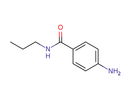 Molecular Structure of 38681-78-6 (4-AMINO-N-PROPYLBENZAMIDE)