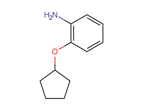 Molecular Structure of 29026-75-3 (2-CYCLOPENTYLOXY-PHENYLAMINE)