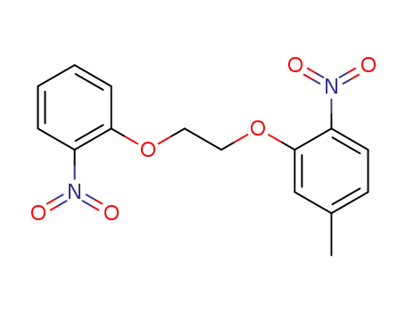 Molecular Structure of 96315-08-1 (4-METHYL-1-NITRO-2-[2-(2-NITROPHENOXY)ETHOXY]-BENZENE)