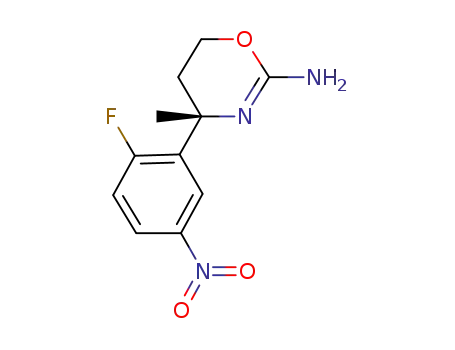 (S)-4-(2-fluoro-5-nitrophenyl)-4-methyl-5,6-dihydro-4H-1,3-oxazin-2-amine